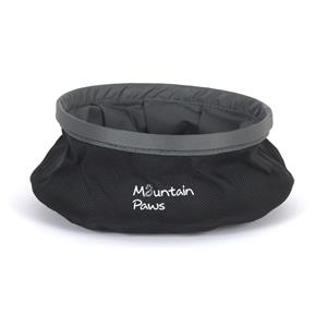 Mountain Paws Collapsible Dog Water Bowl Black