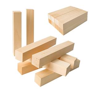 Basswood Carving Blocks 15 x 2.5 x 2.5 cm