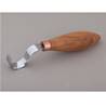 BeaverCraft SK2SOAK  Spoon Carving Knife 30 mm with Oak Handle and Leather Sheath
