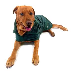 Mountain Paws Dog Robe Green