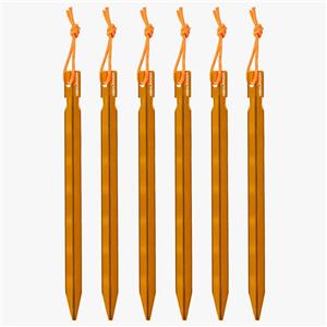 Highlander Arrow Aluminium Pegs 18cm / 7inch 6 pack