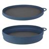 Lifeventure Ellipse Collapsible Plate - Navy