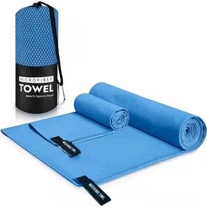 Microfibre Towel Set of 2 - Blue